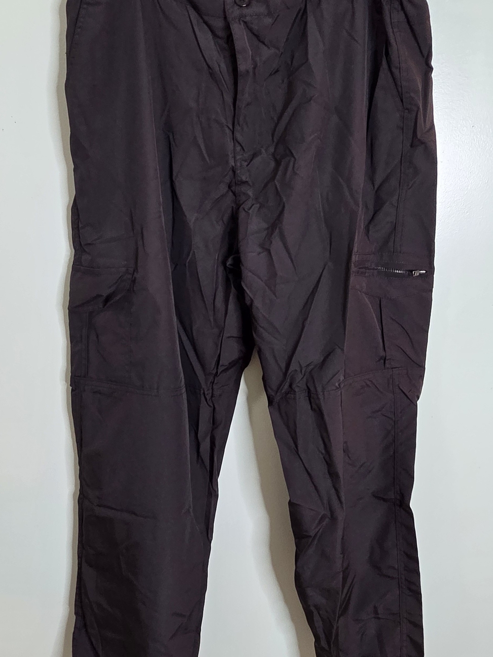 Men's Cargo Pants in Deep Burgundy - Utility Style